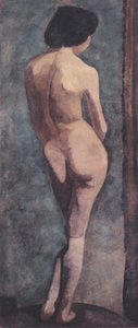 Dos féminin nu debout